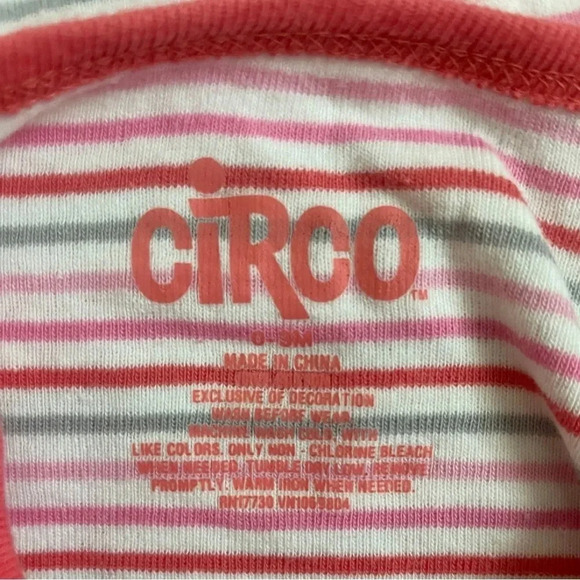 Set of 3 Footsie Pajamas for 0-3M - Lasy Bug - Stripes - Polka Dots - Cotton - Picture 9 of 13